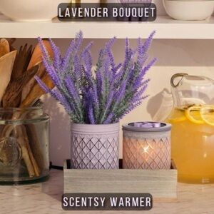 🪻 Discontinued Scentsy Lavender Bouquet Full Size Warmer